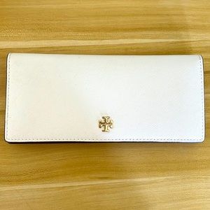 TORY BURCH Robinson Continental wallet (white)